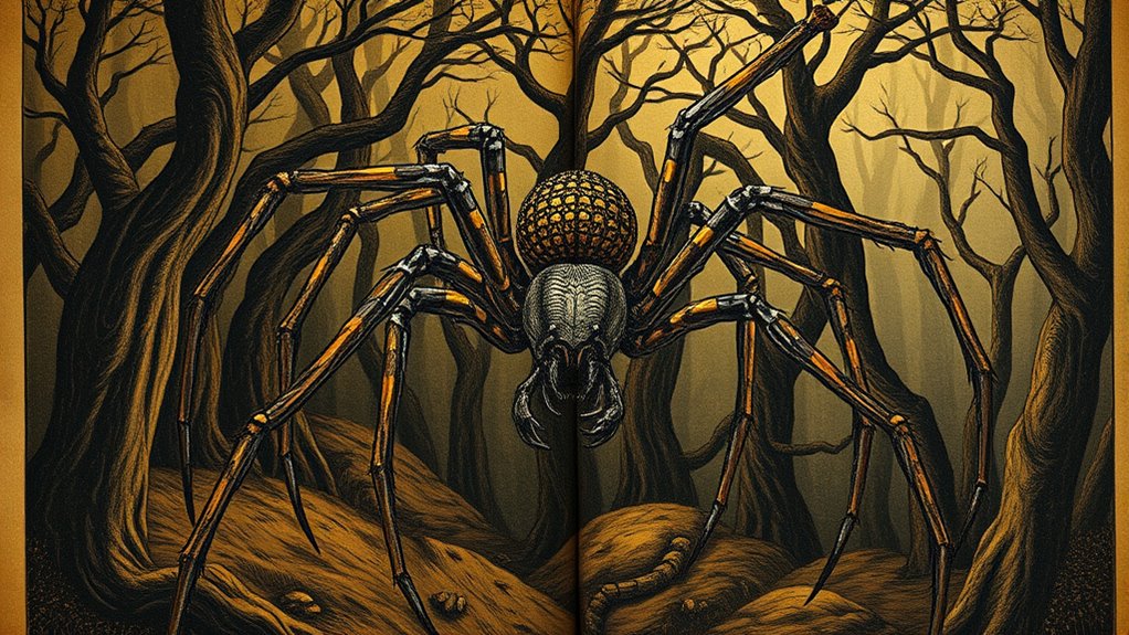 divine spiders symbolize cosmic balance