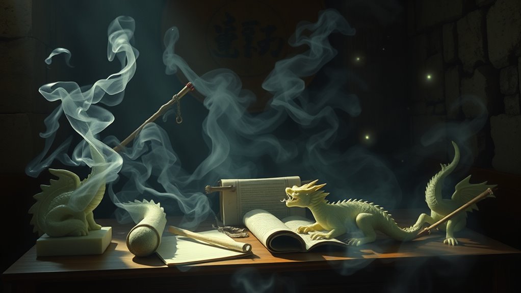 dragon artifacts induce paranormal disturbances