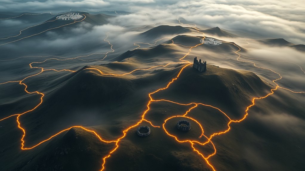 energy alignments connect sacred sites