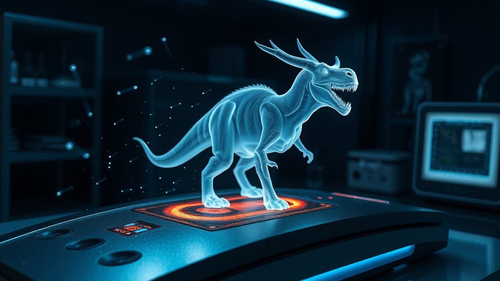 nanobots enable prehistoric ghost communication