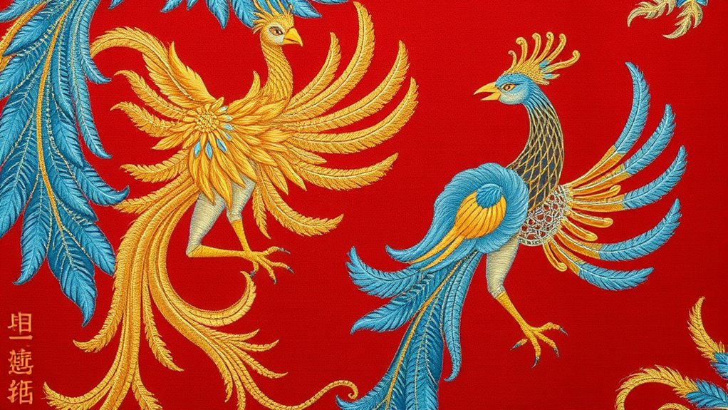 phoenix rebirth textile artistry