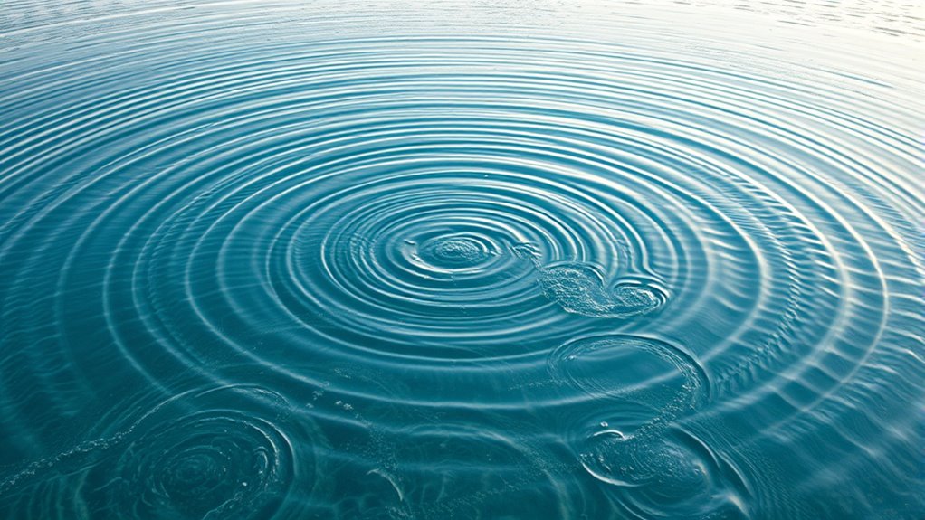 rhythmic water wave patterns