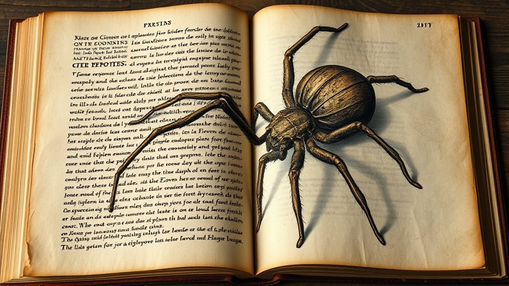 roman myths of strange arachnids