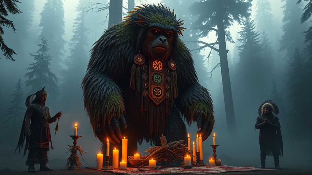 sasquatch ritual symbols offerings