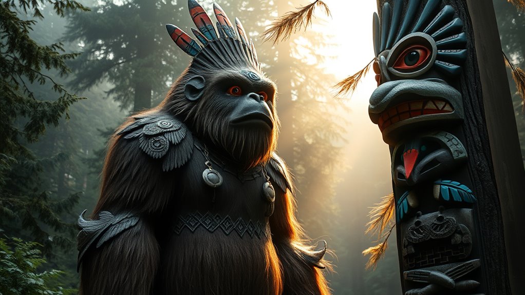 sasquatch symbolizes spiritual guardians