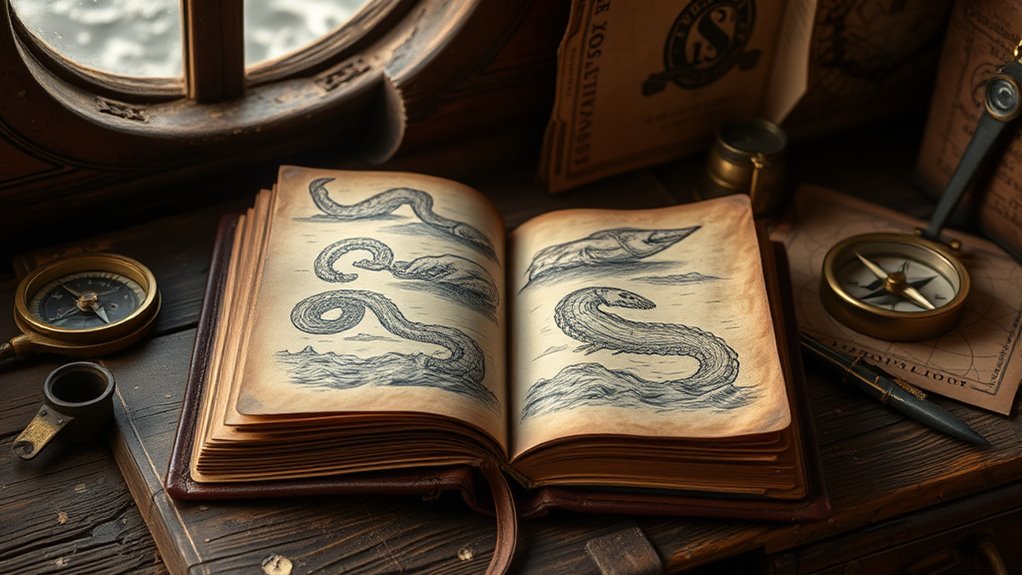 sea monsters and mysterious sightings