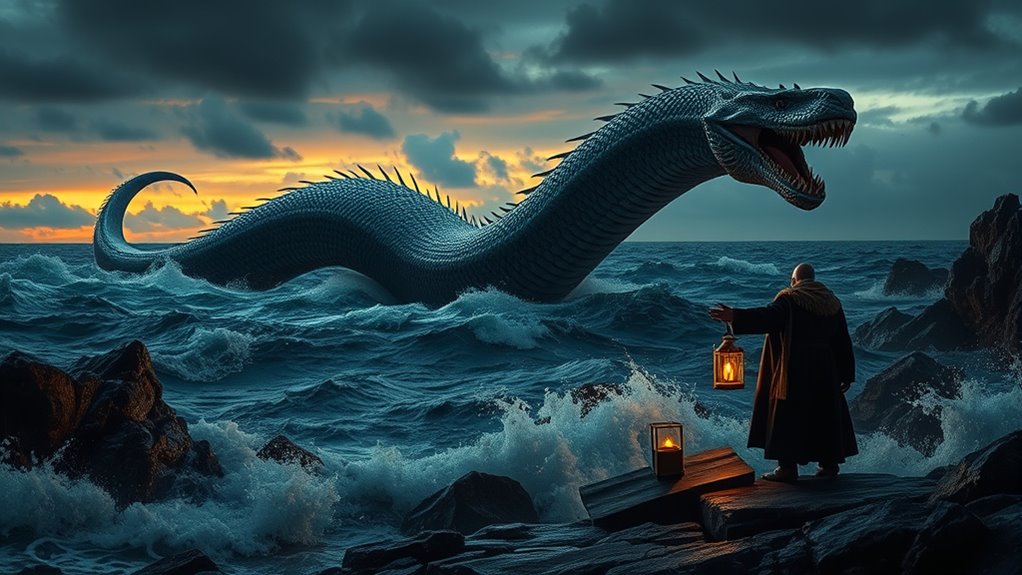 sea monsters symbolize chaos