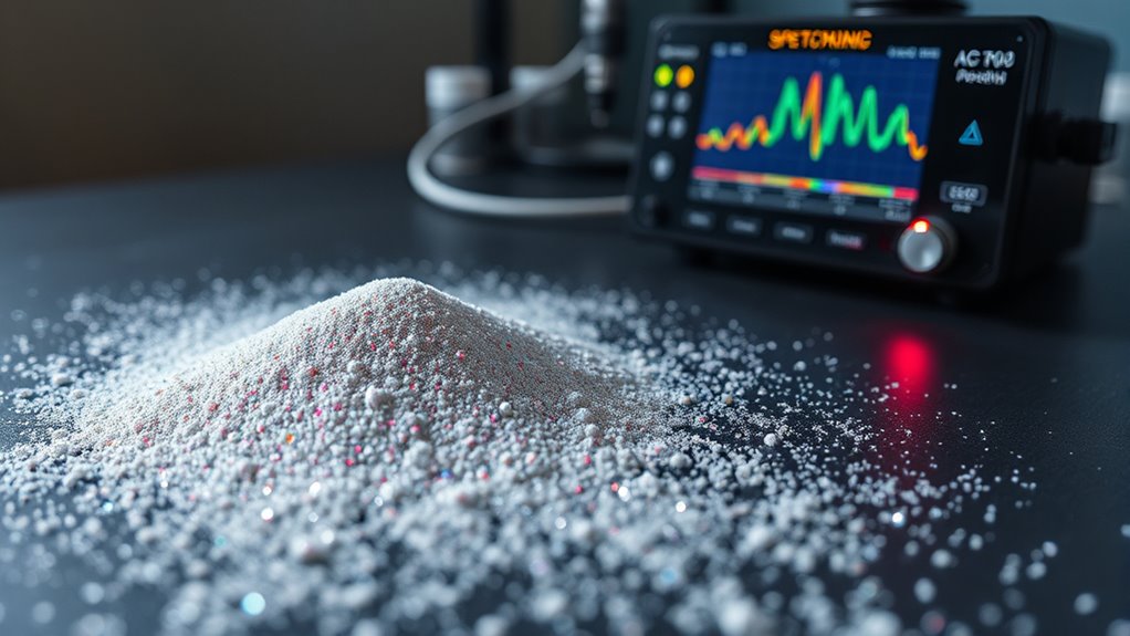 spectrographic analysis of mysterious samples