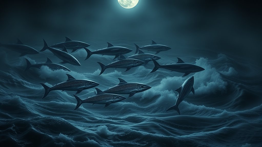 synchronized group hunting behavior