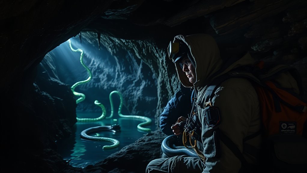 underground tunnels cryptid exploration