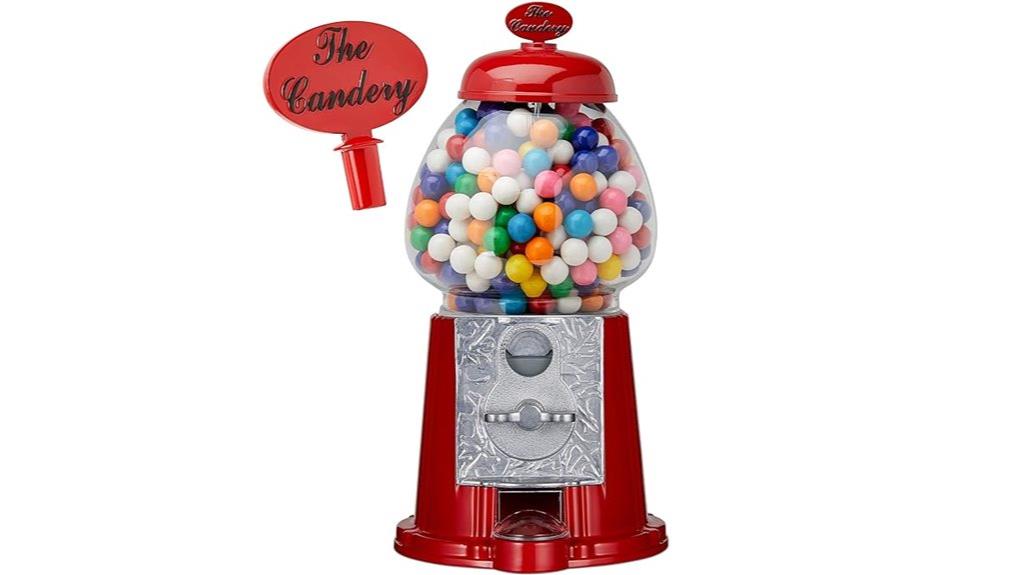 12 inch glass candy dispenser