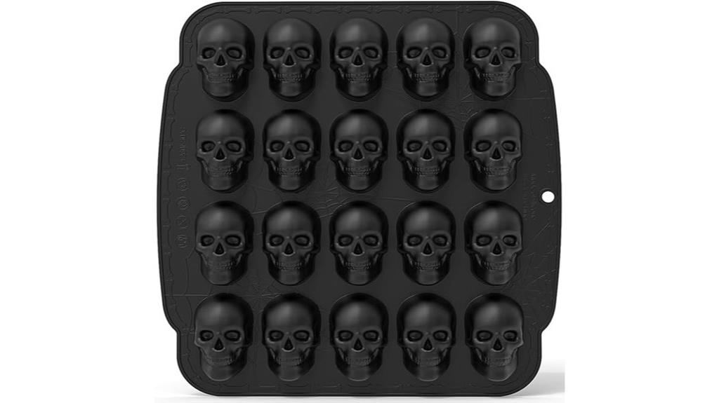 20 cavity skull mold
