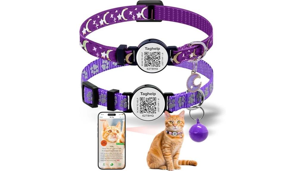 adjustable glowing cat collars