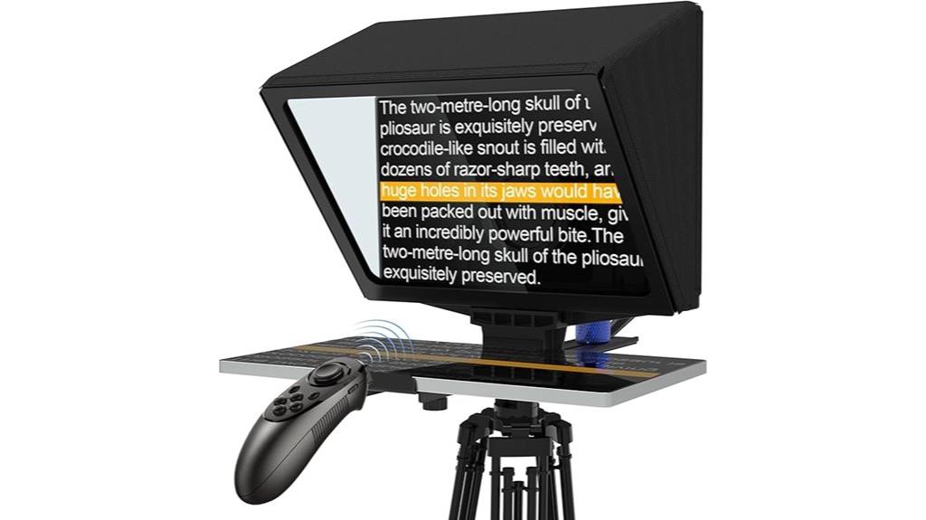 aluminium 9 3 inch teleprompter