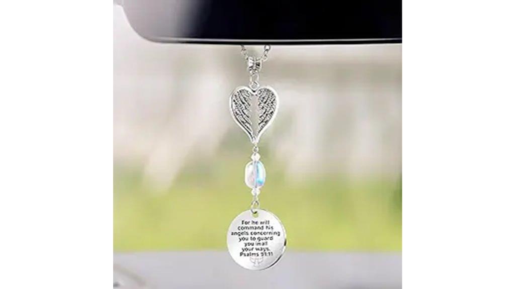 angel guardian car charm