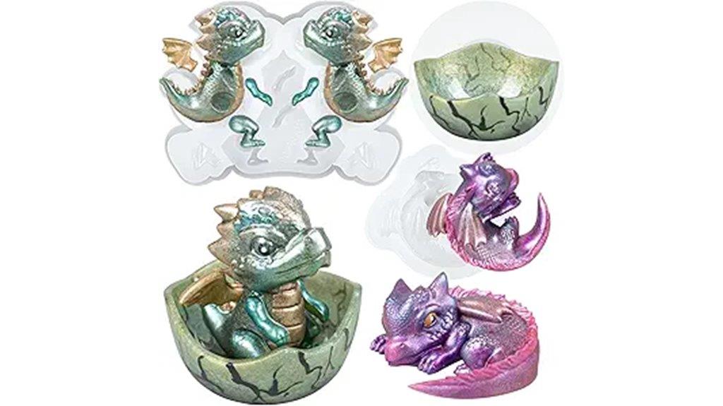 baby dragon hatchling mold