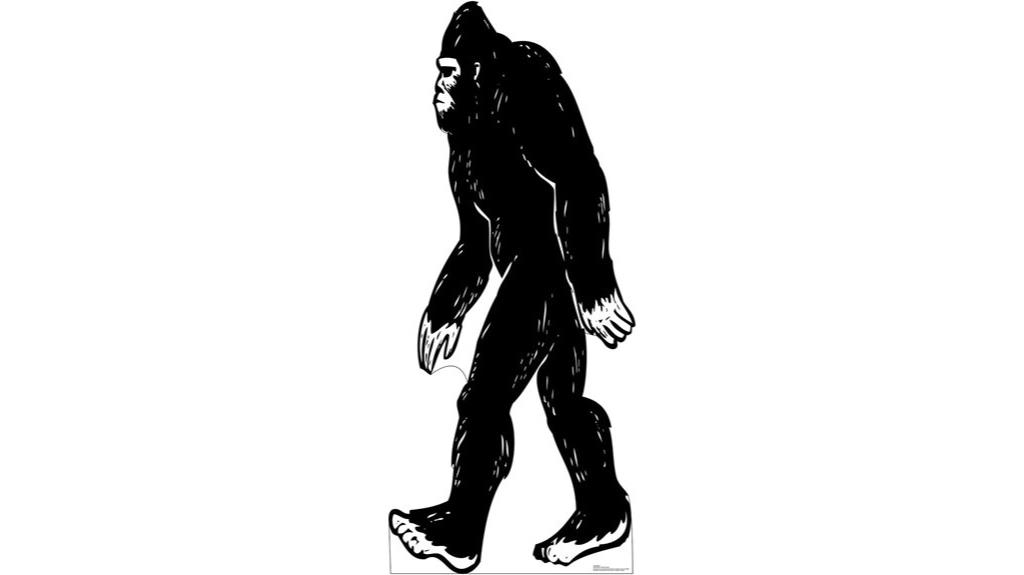 bigfoot cardboard cutout