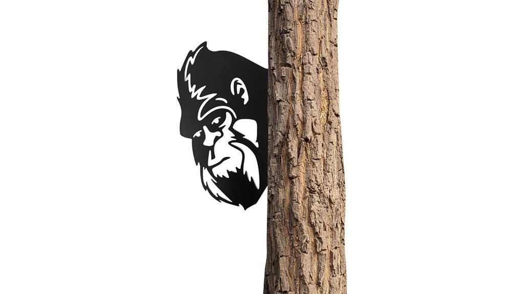 bigfoot outdoor metal sign