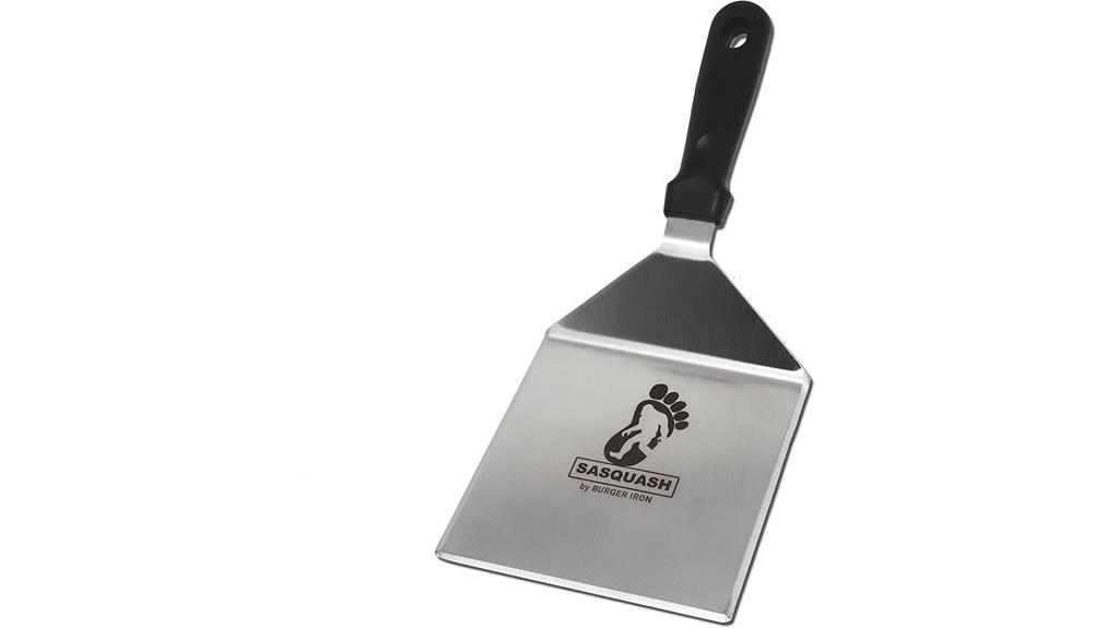 bigfoot themed burger spatula