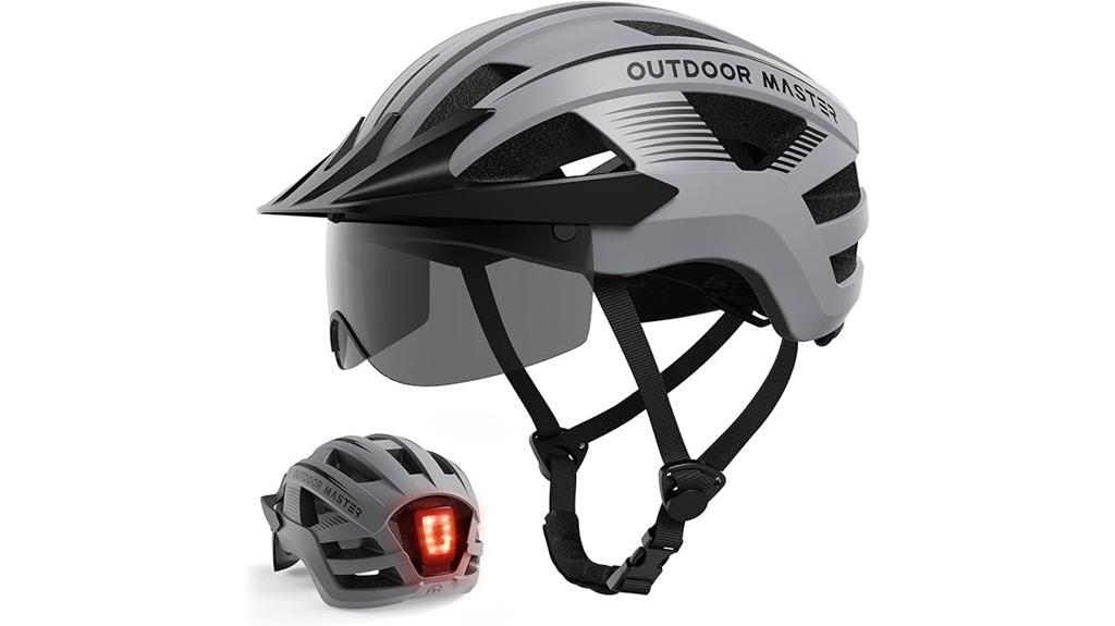 bike helmet with led