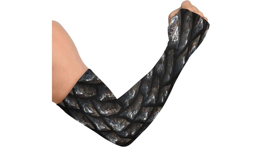 black dragon scale sleeves