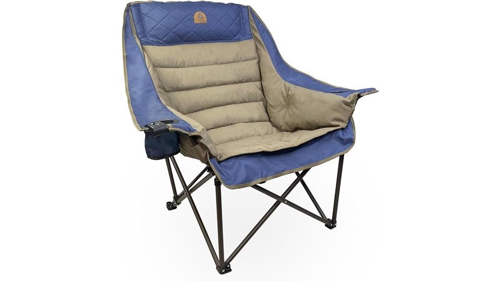 black sierra padded chair