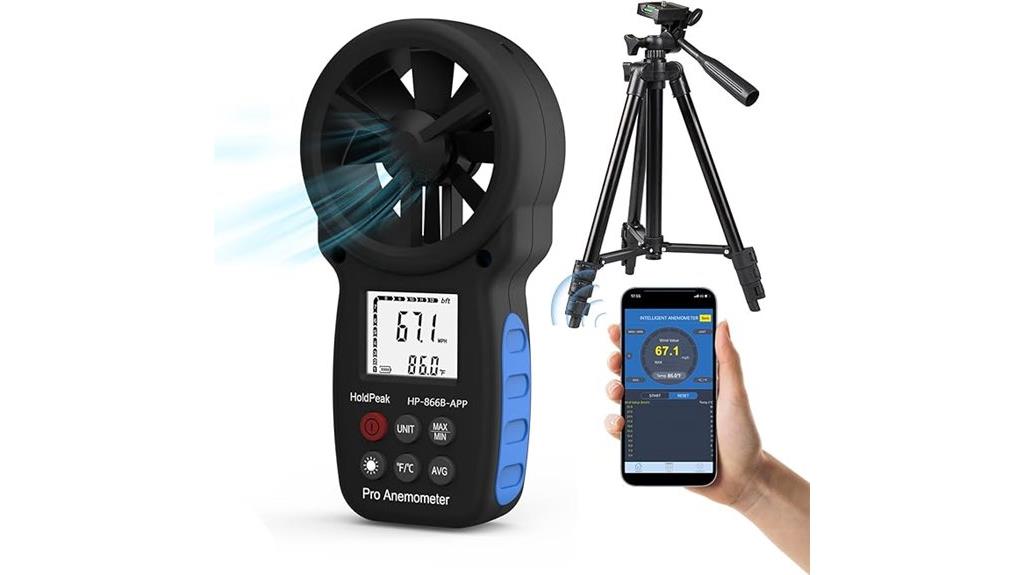 bluetooth wind speed meter