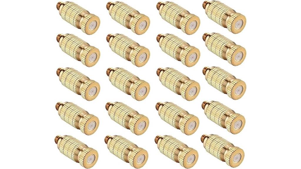 brass outdoor misting nozzles