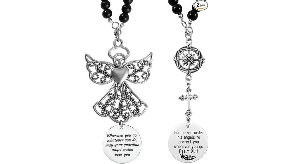 car mirror charm set