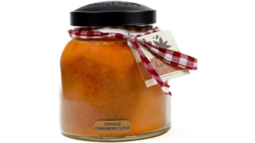 citrus cinnamon clove candle