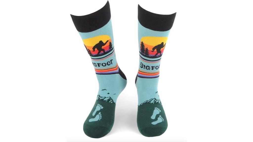 colorful peacock socks