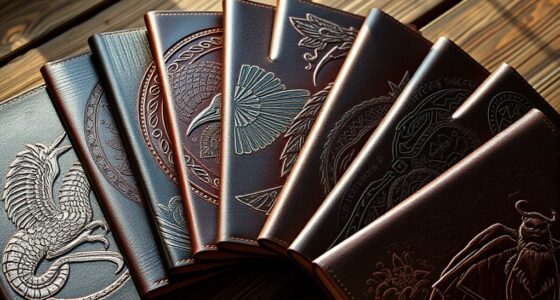 cryptid leather journal collection