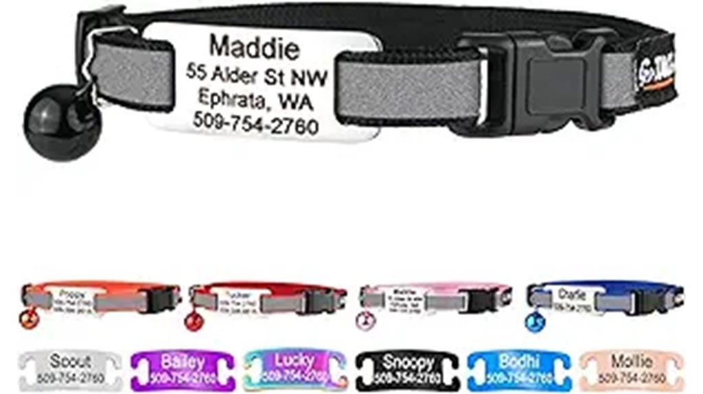 custom cat collar with id