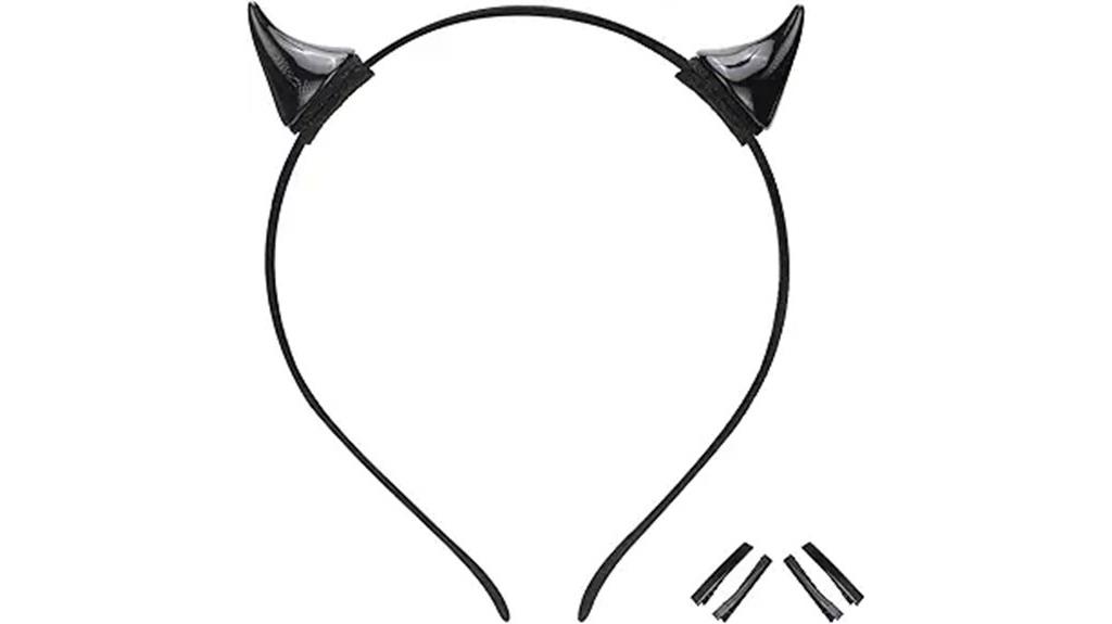 demon horns cosplay headband