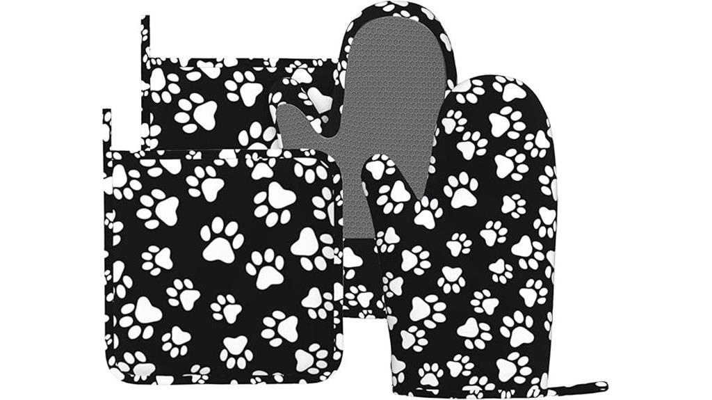 dog paw silicone kitchen set