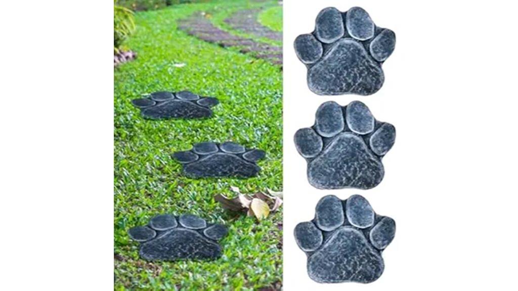dog paw stepping stones