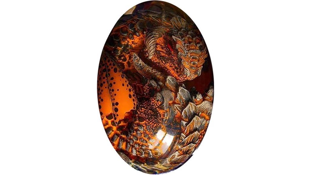 dragon egg resin sculpture