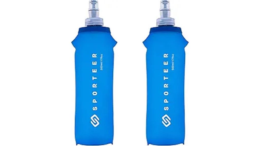 dual 500ml hydration bottles