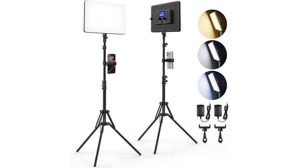 dual led light panels