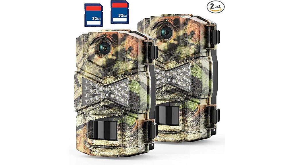 dual waterproof night vision cameras