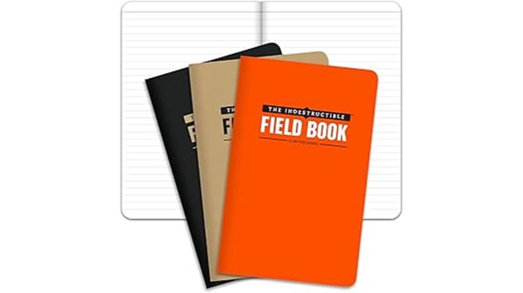 durable notebook pack three