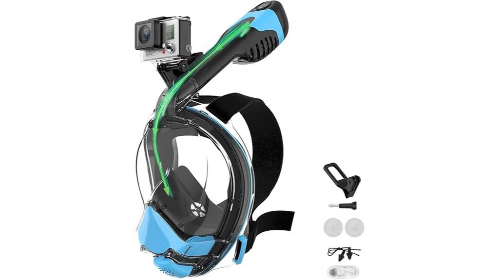 electric full face snorkel mask
