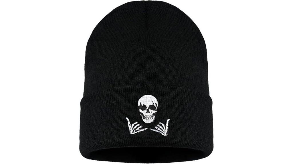 embroidered unisex beanie
