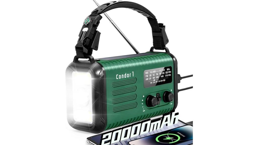 emergency radio with power