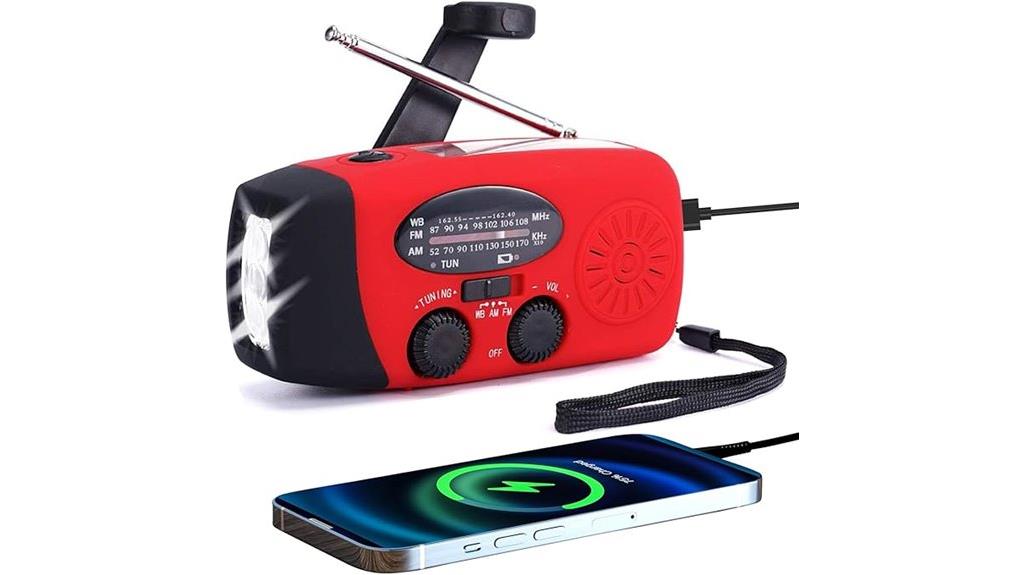 emergency radio with solar