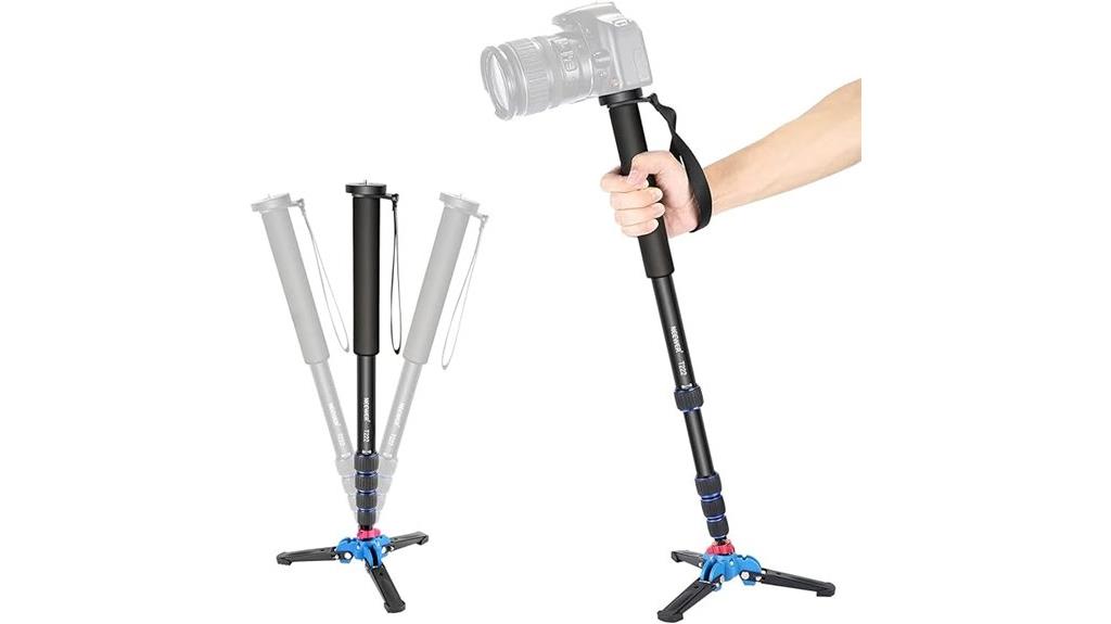 extendable monopod with foldable base