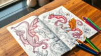 fantasy creature coloring books