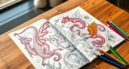 fantasy creature coloring books