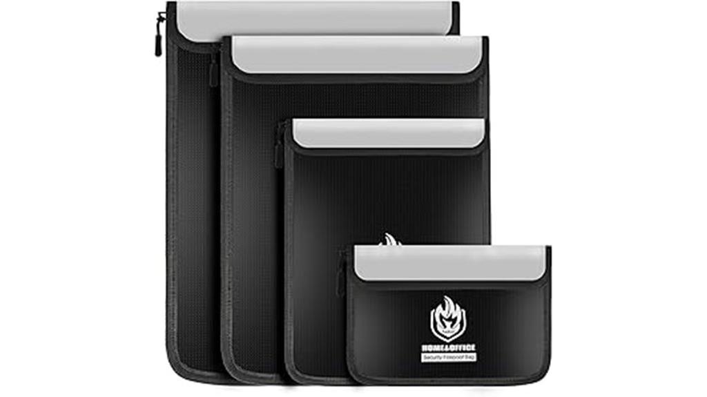 fireproof waterproof document bags