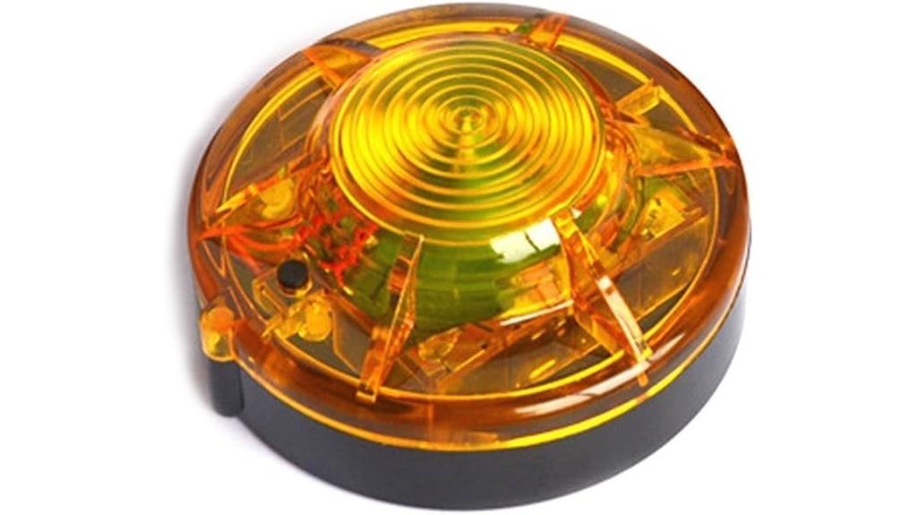 flashing flare safety warning